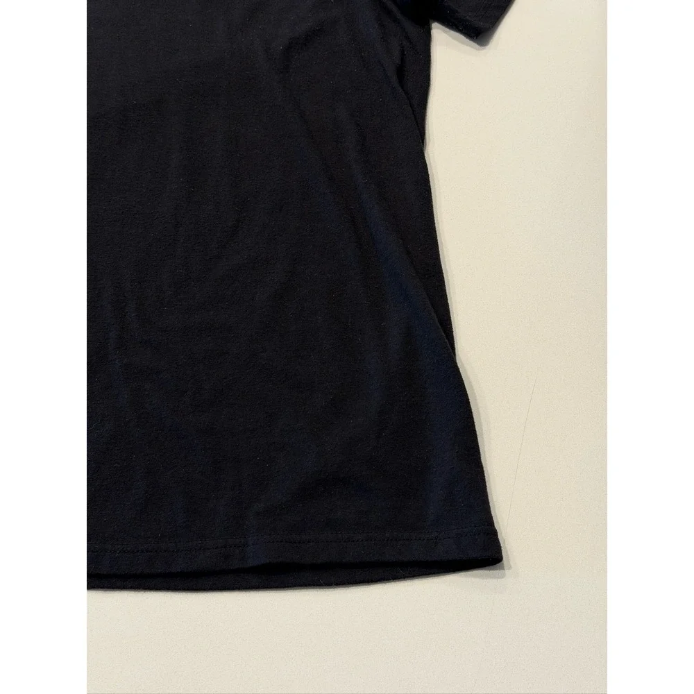 adidas The Go-To Performance Tee Mens L Black Climalite Graphic Shirt ATACAGL